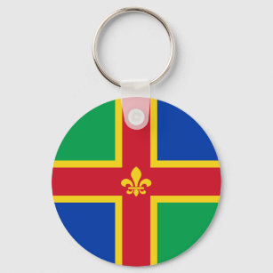 Flag of Lincolnshire Keychain