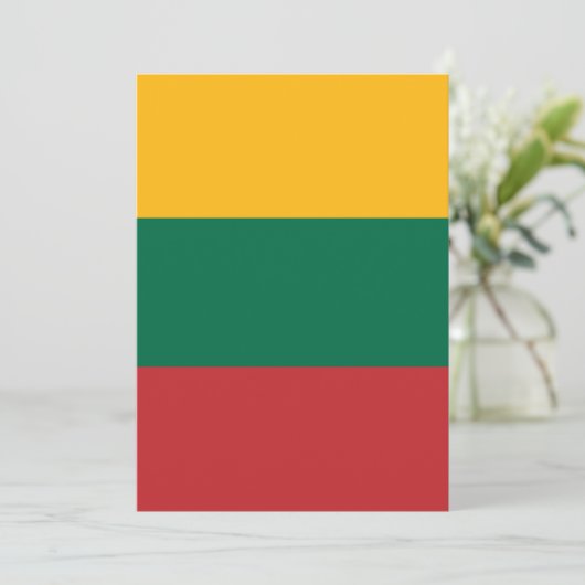 Flag of Lithuania (Standing Front)