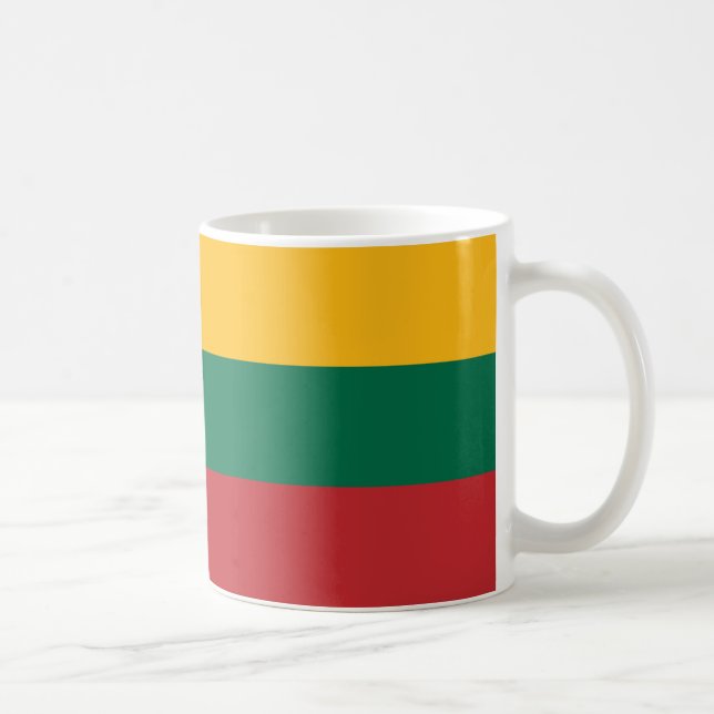 Flag of Lithuania Coffee Mug (Right)