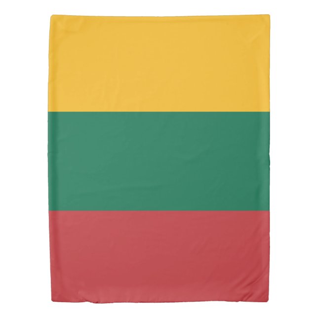 Flag of Lithuania Duvet Cover (Front)