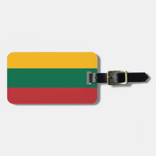 Flag of Lithuania Easy ID Personal Luggage Tag