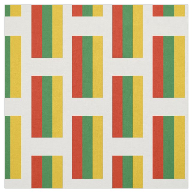 Flag of Lithuania Fabric (Swatch)