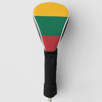 Flag Of Lithuania Golf Head Cover by FlagGallery at Zazzle