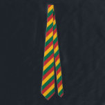 Flag of Lithuania Inspired Colored Stripes Pattern Tie<br><div class="desc">This necktie design features a pattern of stripes (lines) colored yellow, green and red. These colors were inspired by those of the national flag of Lithuania. This could be a great gift for somebody from Lithuania, or perhaps for somebody who just really likes the country of Lithuania or Lithuanian culture....</div>
