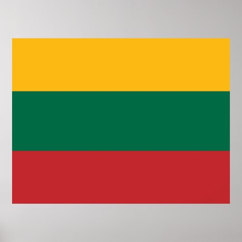 Flag of Lithuania Poster