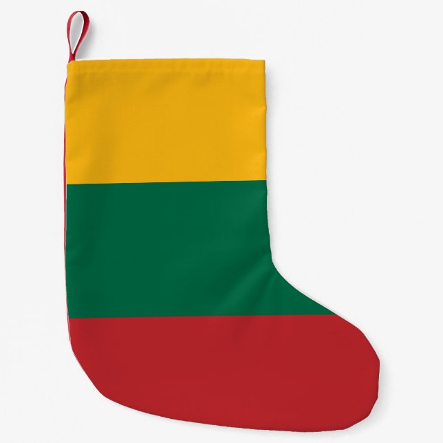 Flag of Lithuania Small Christmas Stocking (Front)