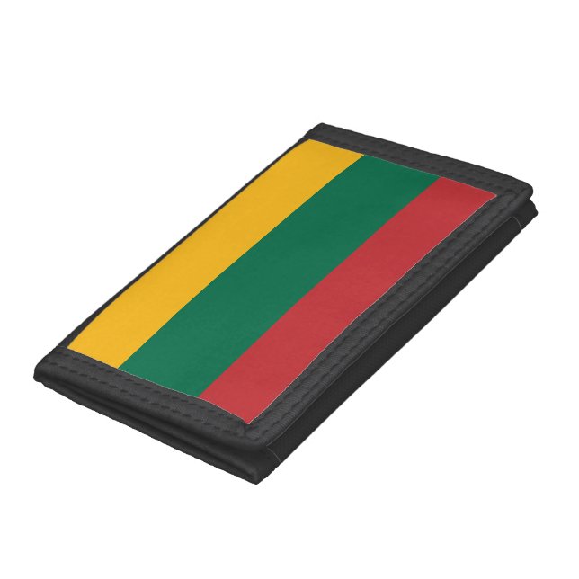 Flag of Lithuania Tri-fold Wallet (Bottom)