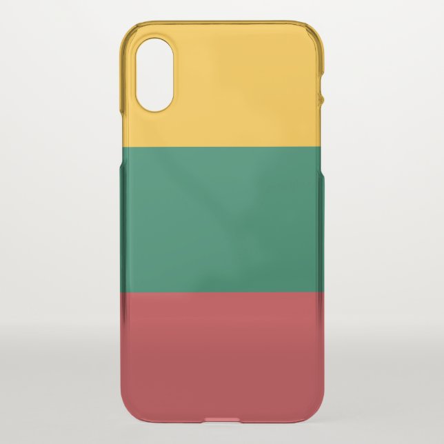 Flag of Lithuania Uncommon iPhone Case (Back)