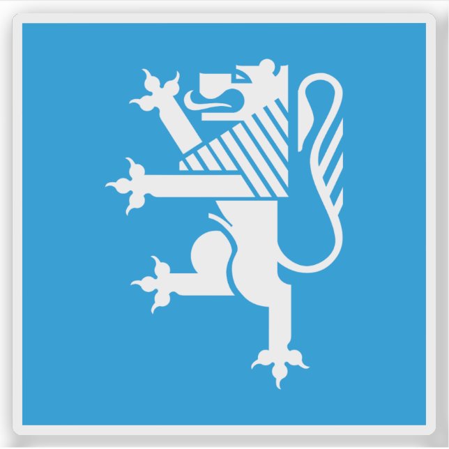 Flag of Locarno district, Switzerland Sticker (Front)