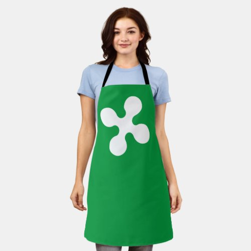 Flag of Lombardia Italy    Apron