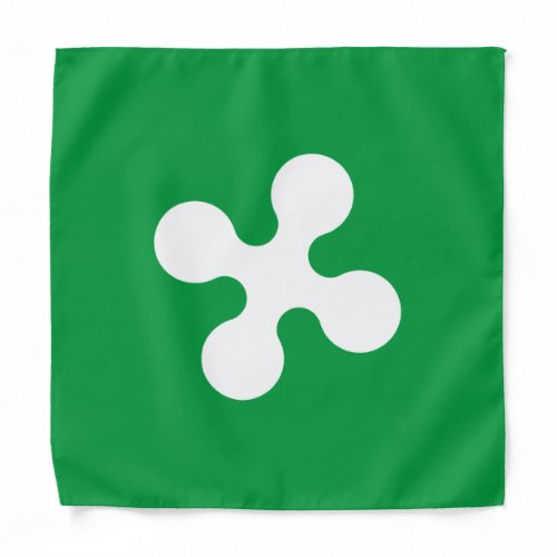 Flag of Lombardia Italy Bandana