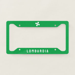 Flag of Lombardia License Plate Frame