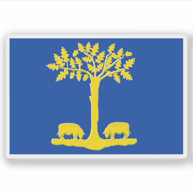 Flag of Lommel, Belgium Sticker (Front)