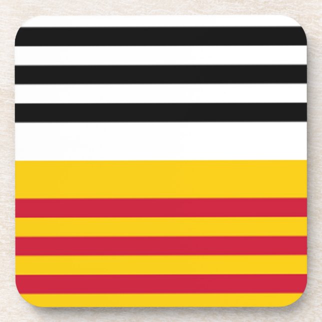 Flag of Loon op Zand Drink Coaster (Front)