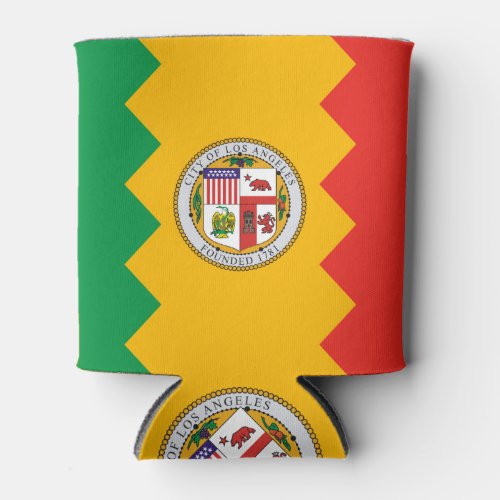 Flag of Los Angeles California Can Cooler