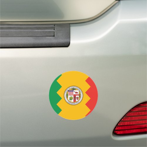 Flag of Los Angeles California Car Magnet