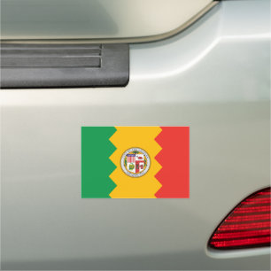 Flag of Los Angeles, California Car Magnet