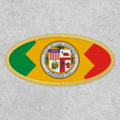 Flag of Los Angeles California Patch