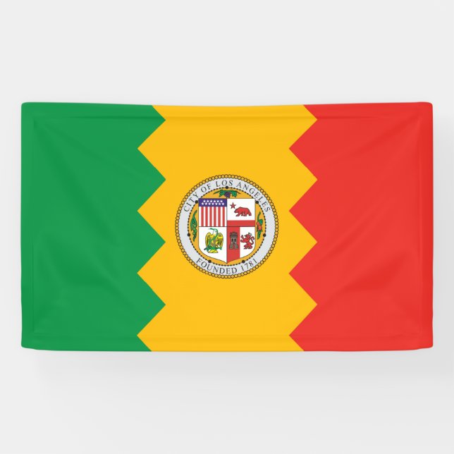 Flag of Los Angeles (California, USA) Banner (Horizontal)