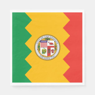Flag of Los Angeles (California, USA) Napkins