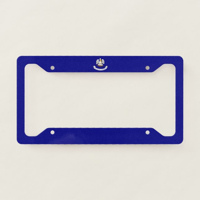 Flag of Louisiana License Plate Frame (Front)