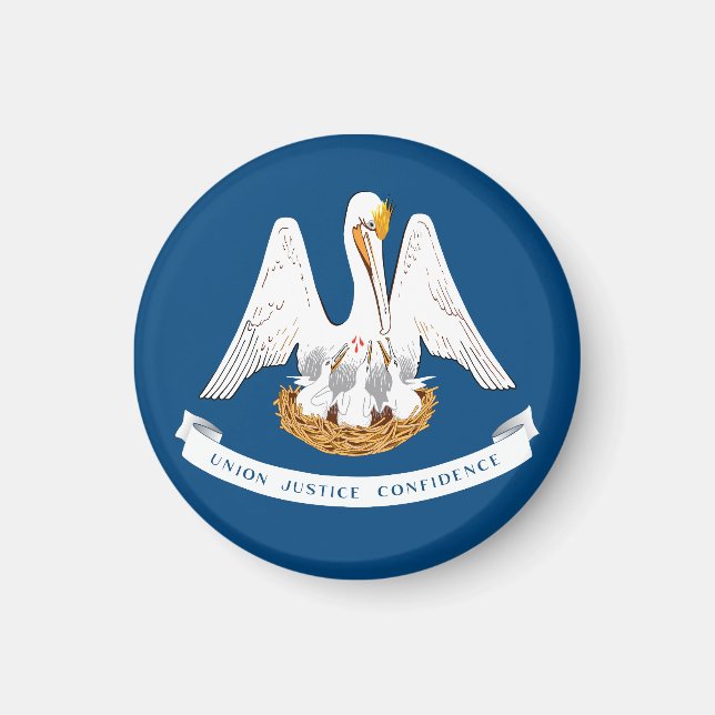 Flag of Louisiana Magnet (Front)