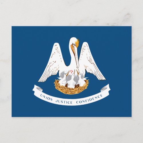 Flag of Louisiana Postcard