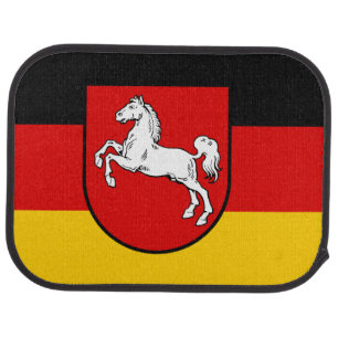 Flag of Lower Saxony Car Floor Mat
