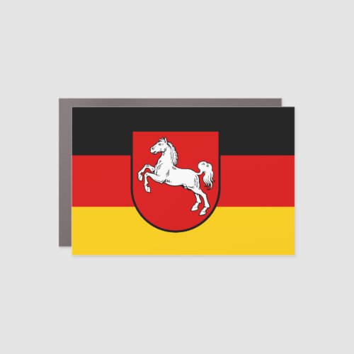 Flag of Lower Saxony Car Magnet