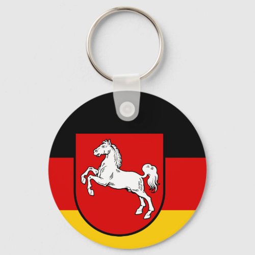 Flag of Lower Saxony Keychain