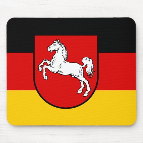 Flag of Lower Saxony Mouse Pad