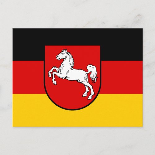 Flag of Lower Saxony Postcard