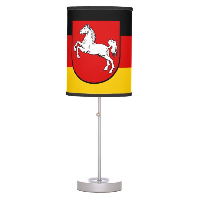 Flag of Lower Saxony Table Lamp (Front)