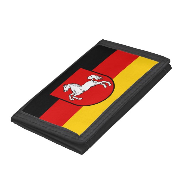 Flag of Lower Saxony Tri-fold Wallet (Bottom)