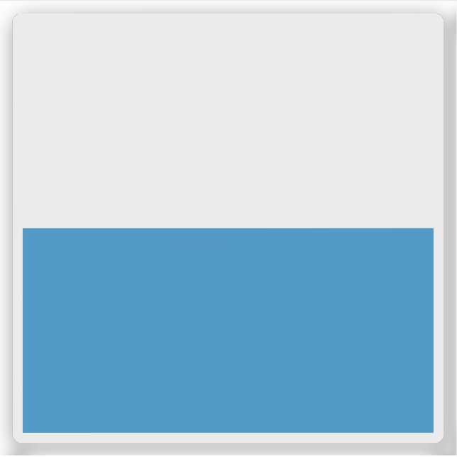 Flag of Lucerne, Switzerland Sticker (Front)