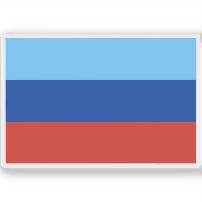 Flag of Lugansk People's Republic Sticker (Front)