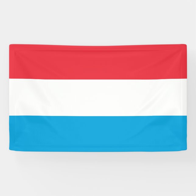 Flag of Luxembourg Banner (Horizontal)