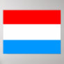 Flag of Luxembourg Poster