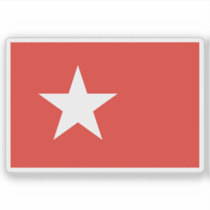 Flag of Maastricht, the Netherlands Sticker