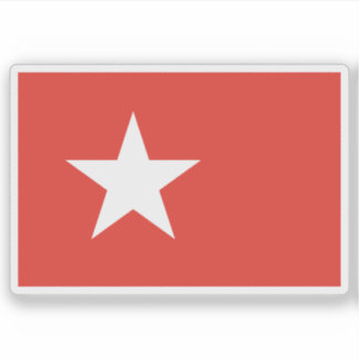 Flag of Maastricht, the Netherlands Sticker