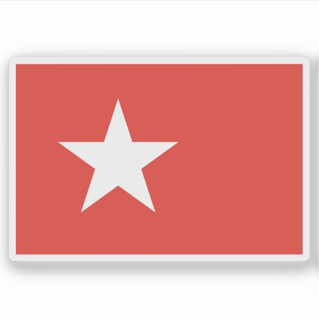 Flag of Maastricht, the Netherlands Sticker (Front)