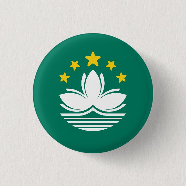Flag of Macau Button (Front)
