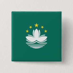 Flag of Macau (Chinese Region) Button
