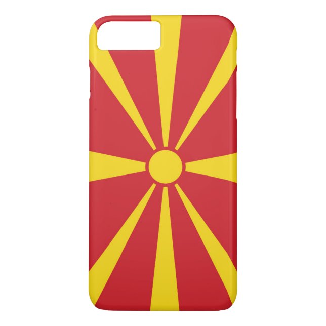 Flag of Macedonia Case-Mate iPhone Case (Back)