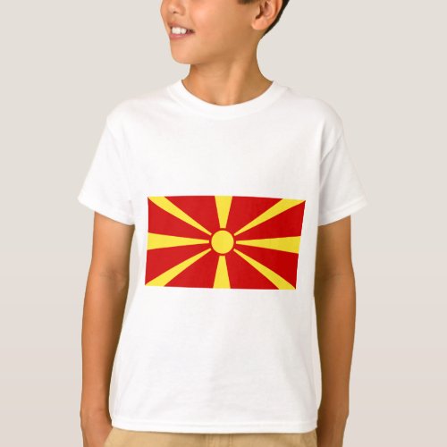 Flag of Macedonia T_Shirt