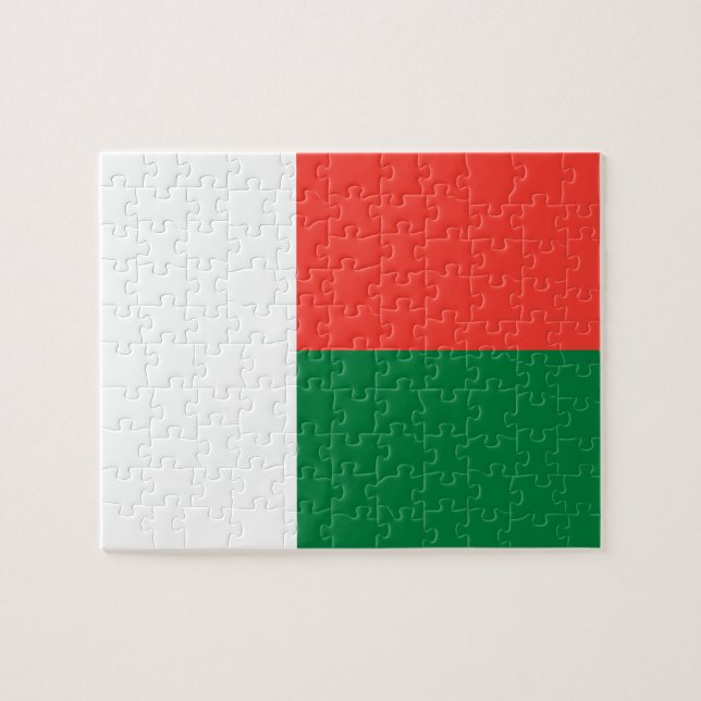 Flag of Madagascar Photo Puzzle (Horizontal)