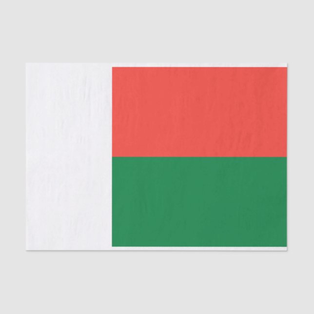 Flag of Madagascar Tissue Paper (Front)