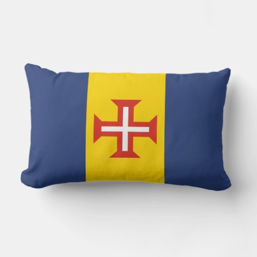 Flag of Madeira Portugal Accent Pillow
