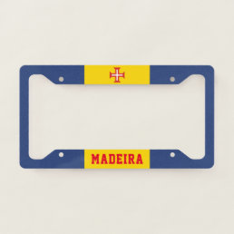 Flag of Madeira, Portugal License Plate Frame