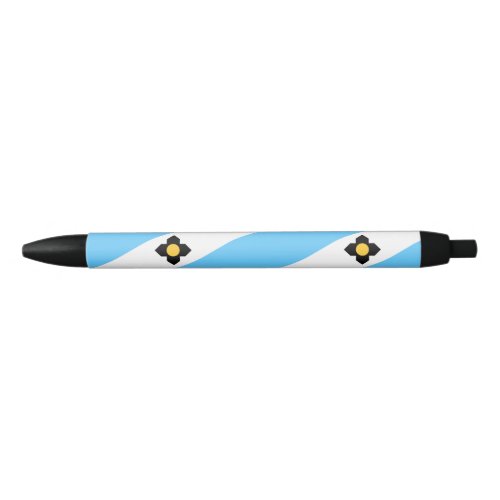 Flag of Madison Wisconsin Black Ink Pen